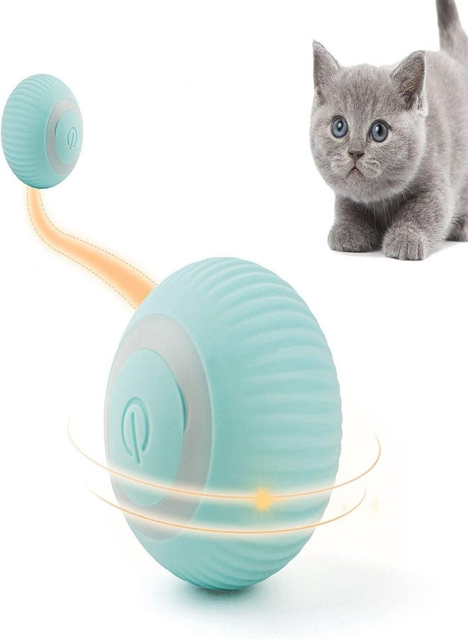Scribify Interactive Smart Cat Ball,Quiet Cat Toys for Indoor Cats Adult Automatic 360° Rotating Kitten Toys,Intelligent Automatic Mobile Ball USB Charging Pet Toy,Fun Gift for Kitten - Image 1